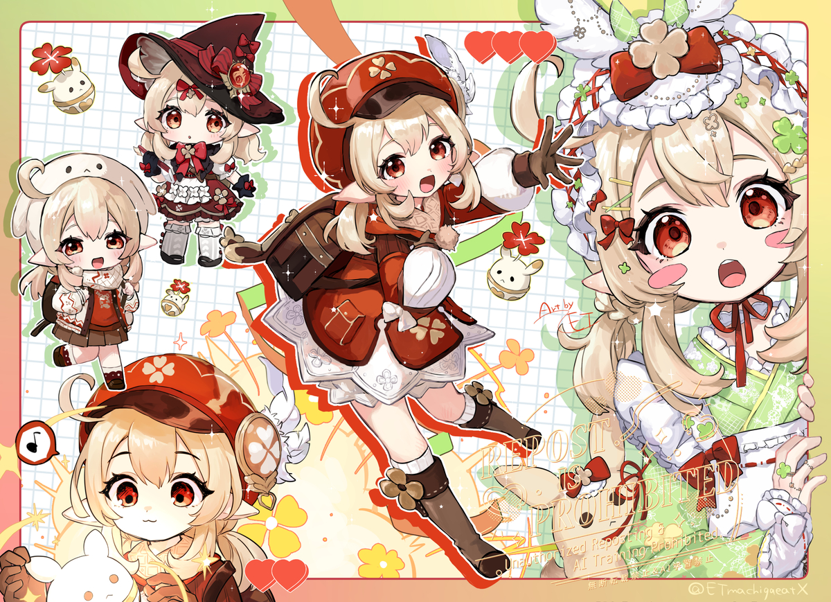 This is a pixiv picture whose title is クレーいっぱいつめつめ🍀.