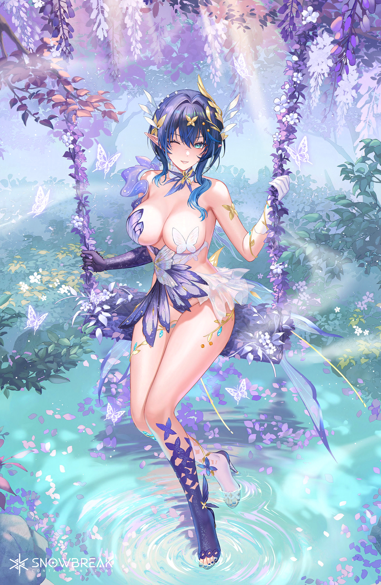 This is a pixiv picture whose title is Floral Flutter.