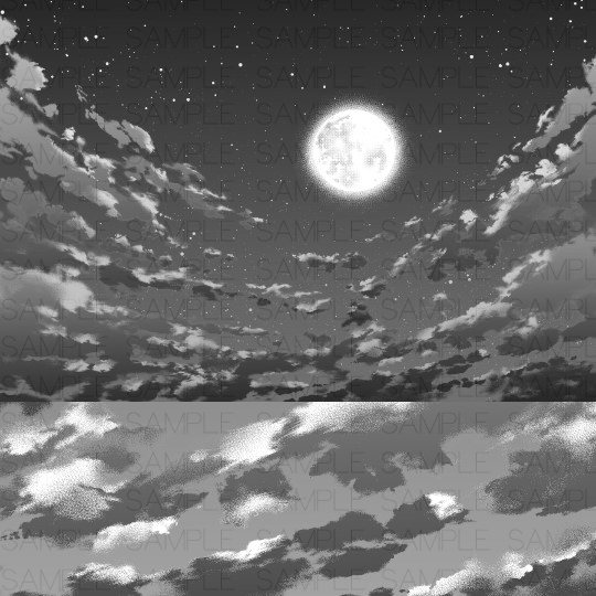 This is a pixiv picture whose title is 夜空トーン０５.