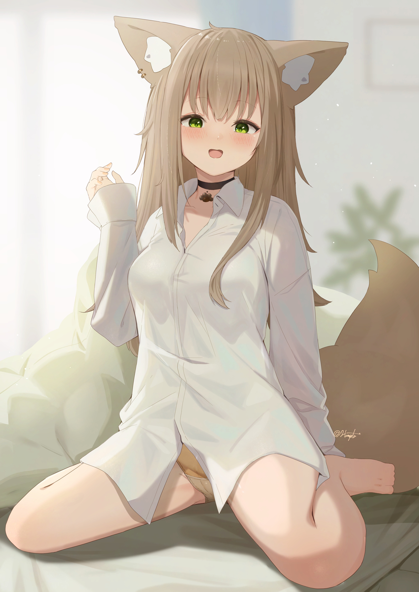 This is a pixiv picture whose title is きつねちゃん.