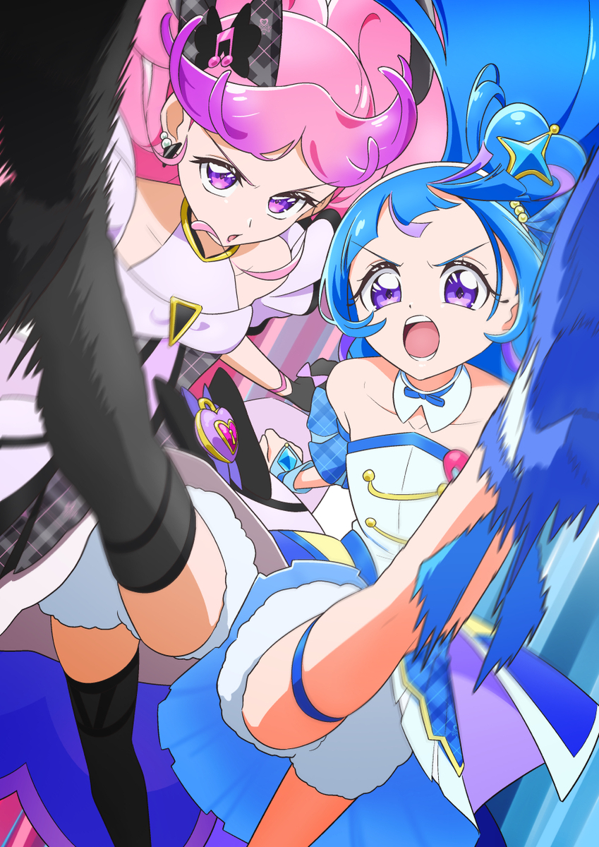 This is a pixiv picture whose title is 美脚コンビ.