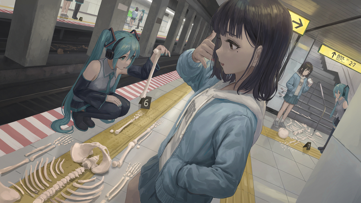 This is a pixiv picture whose title is 乙女解剖で遊ぼうよ.
