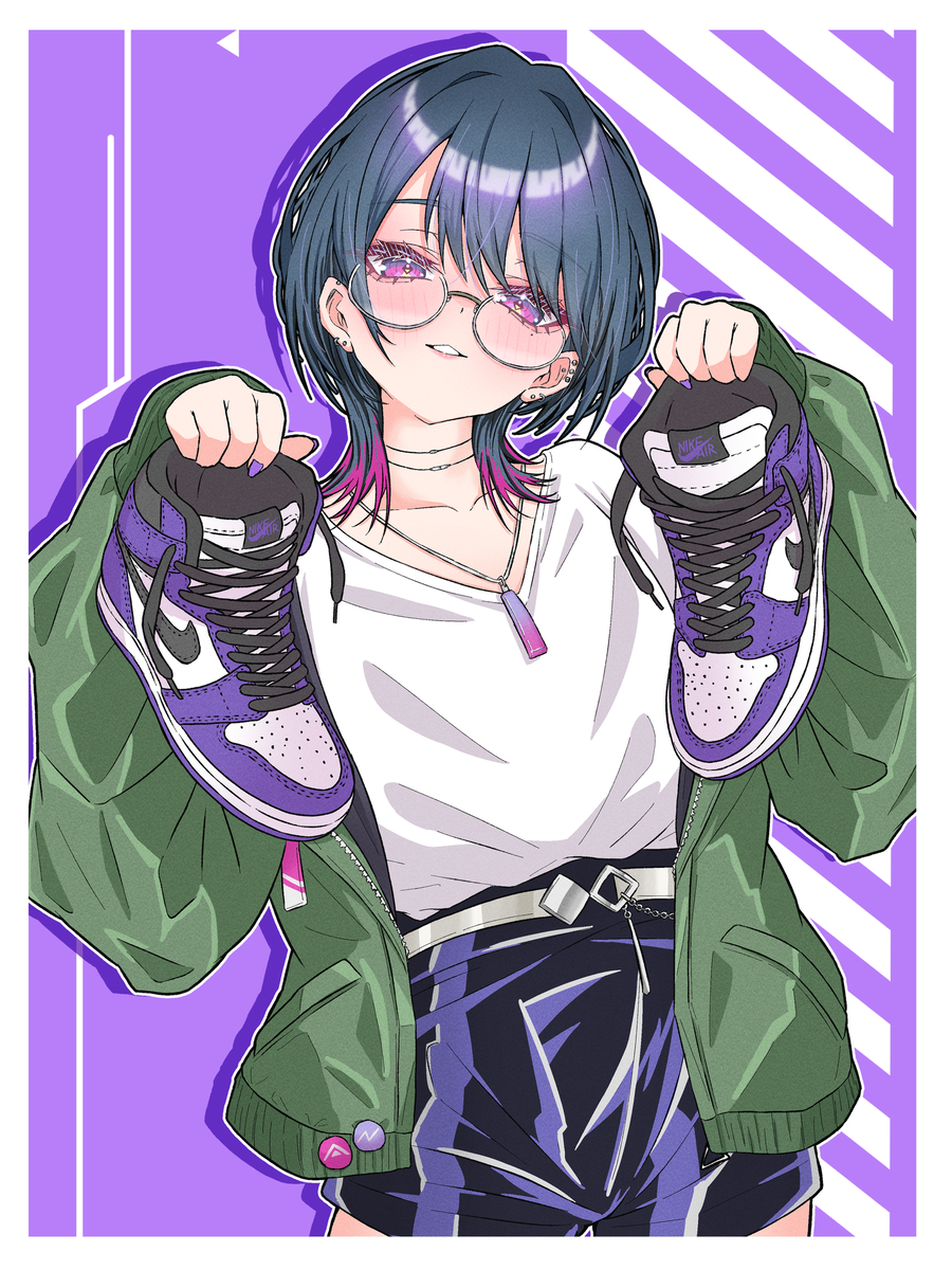 This is a pixiv picture whose title is NIKE Air Jordan 1.