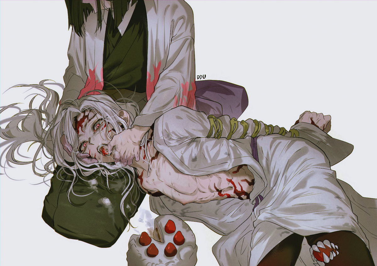 This is a pixiv picture whose title is 11월 커멸의 칼날 로그정리.