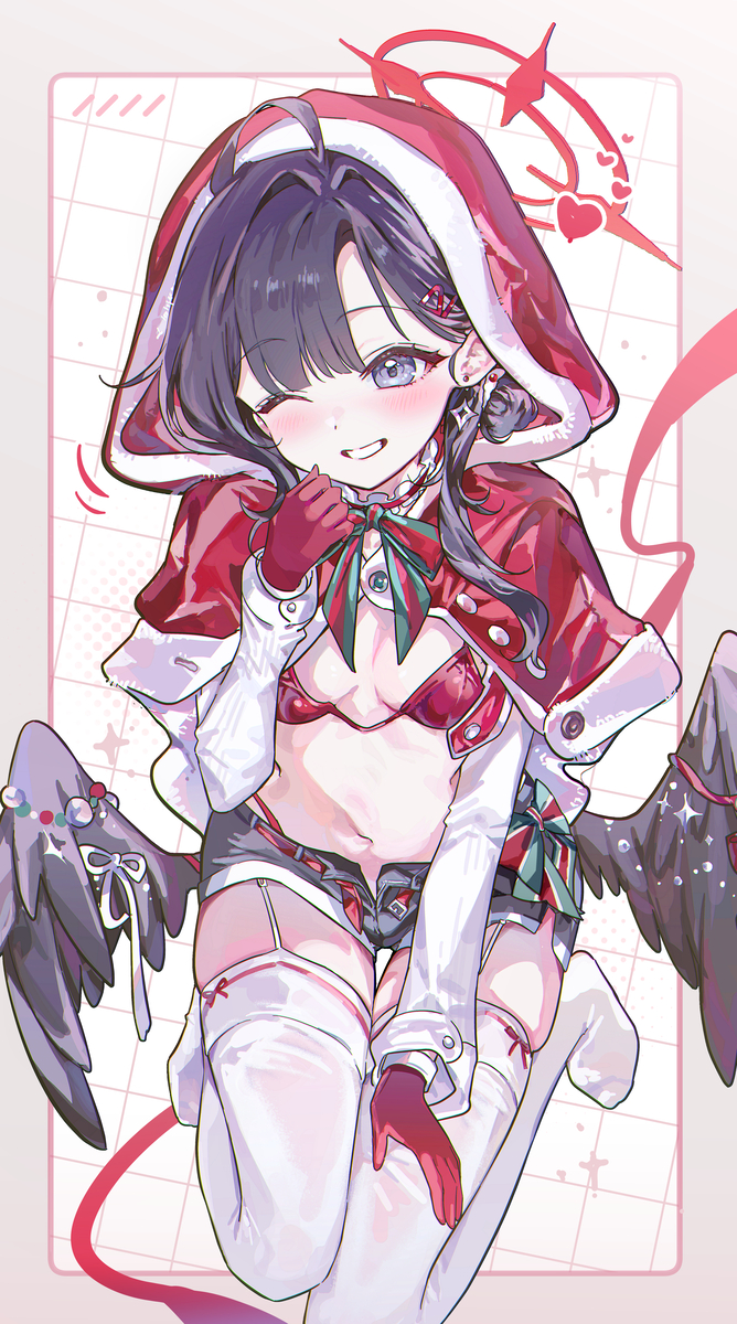 This is a pixiv picture whose title is イチカ🎀.