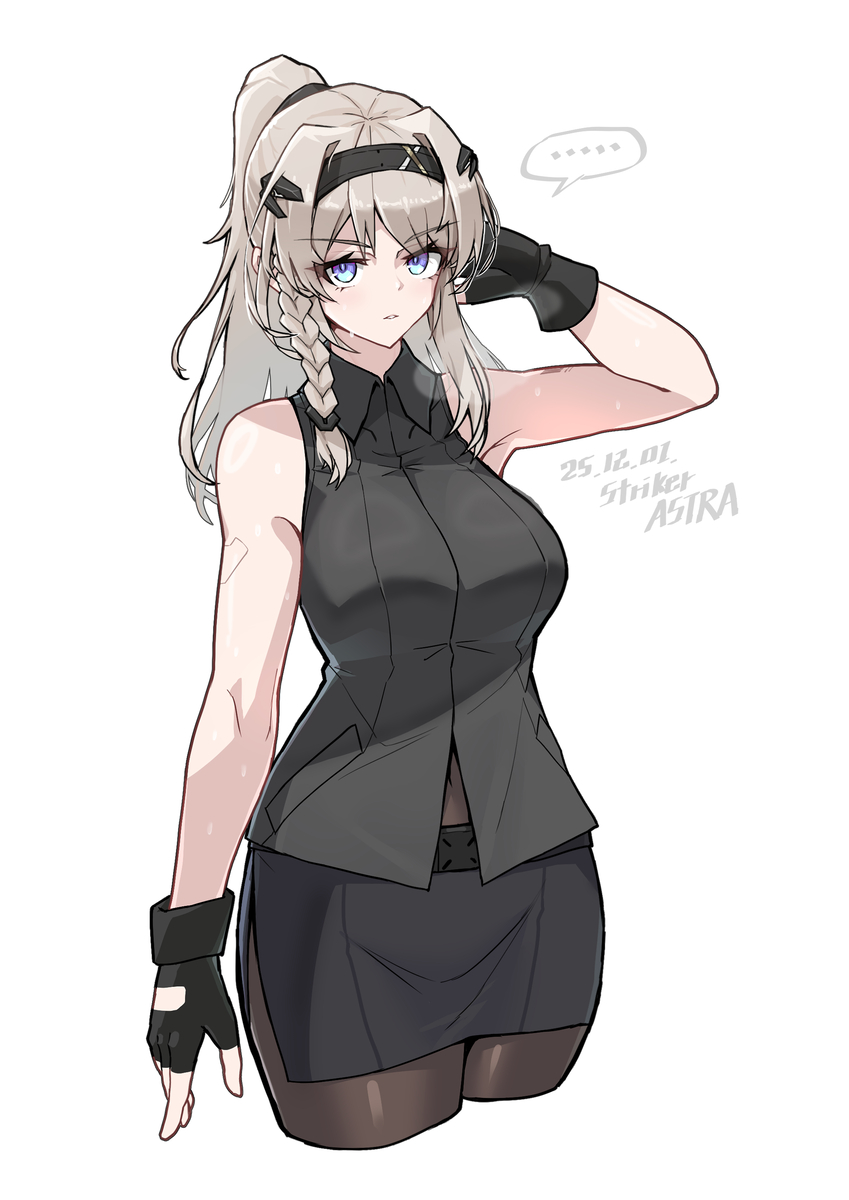 This is a pixiv picture whose title is 摸张亲女儿.