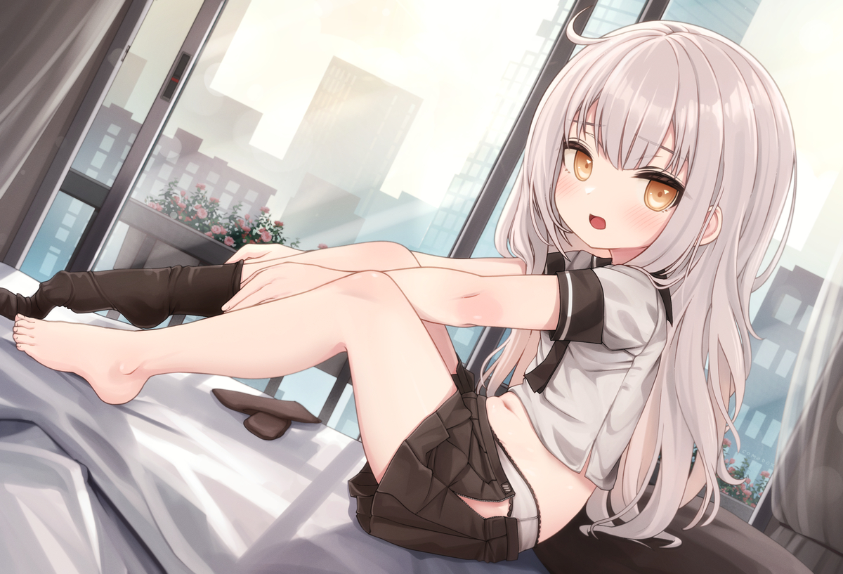 This is a pixiv picture whose title is La Aong 🧦.