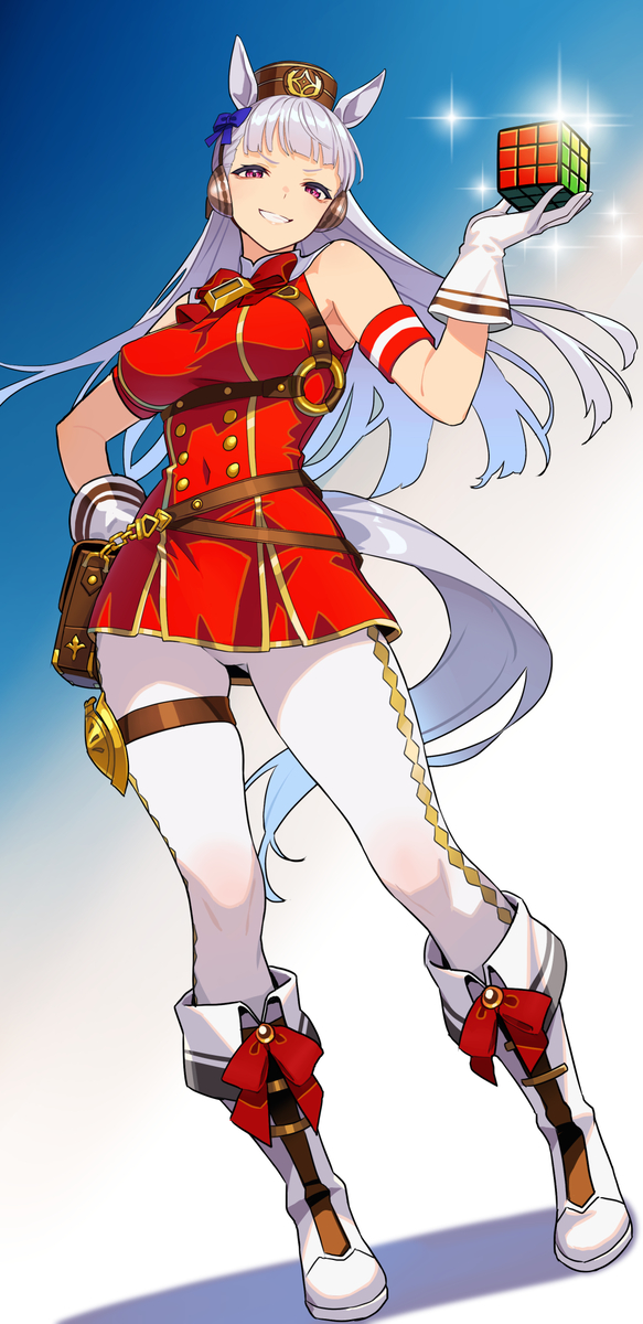 This is a pixiv picture whose title is rubik's cube.