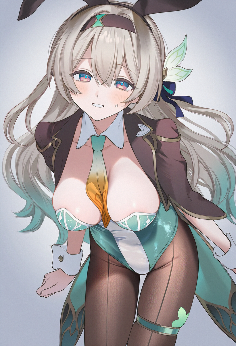 This is a pixiv picture whose title is バニーホタル🐰.