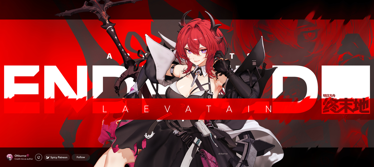 This is a pixiv picture whose title is Laevatain.