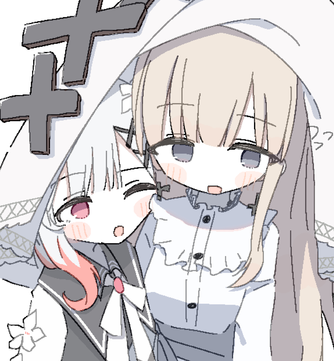 This is a pixiv picture whose title is エマメルル.