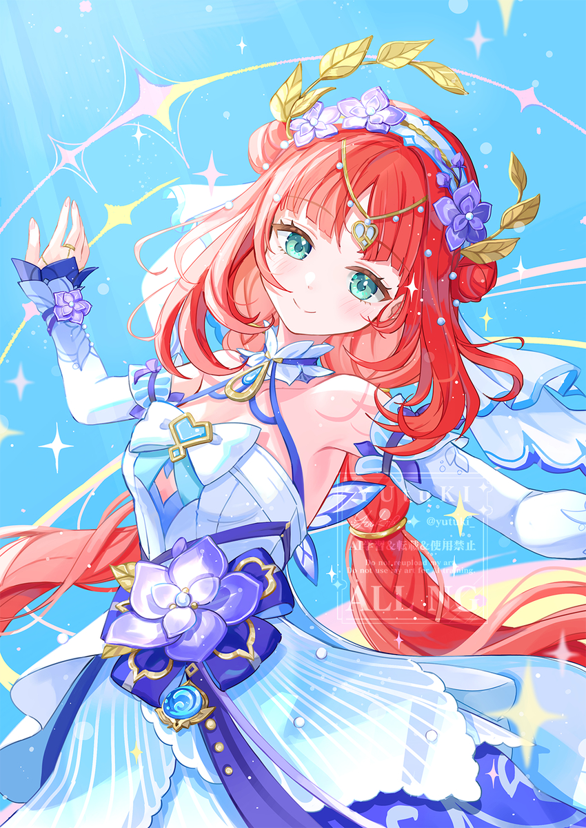 This is a pixiv picture whose title is 妖精さんニィロウ.