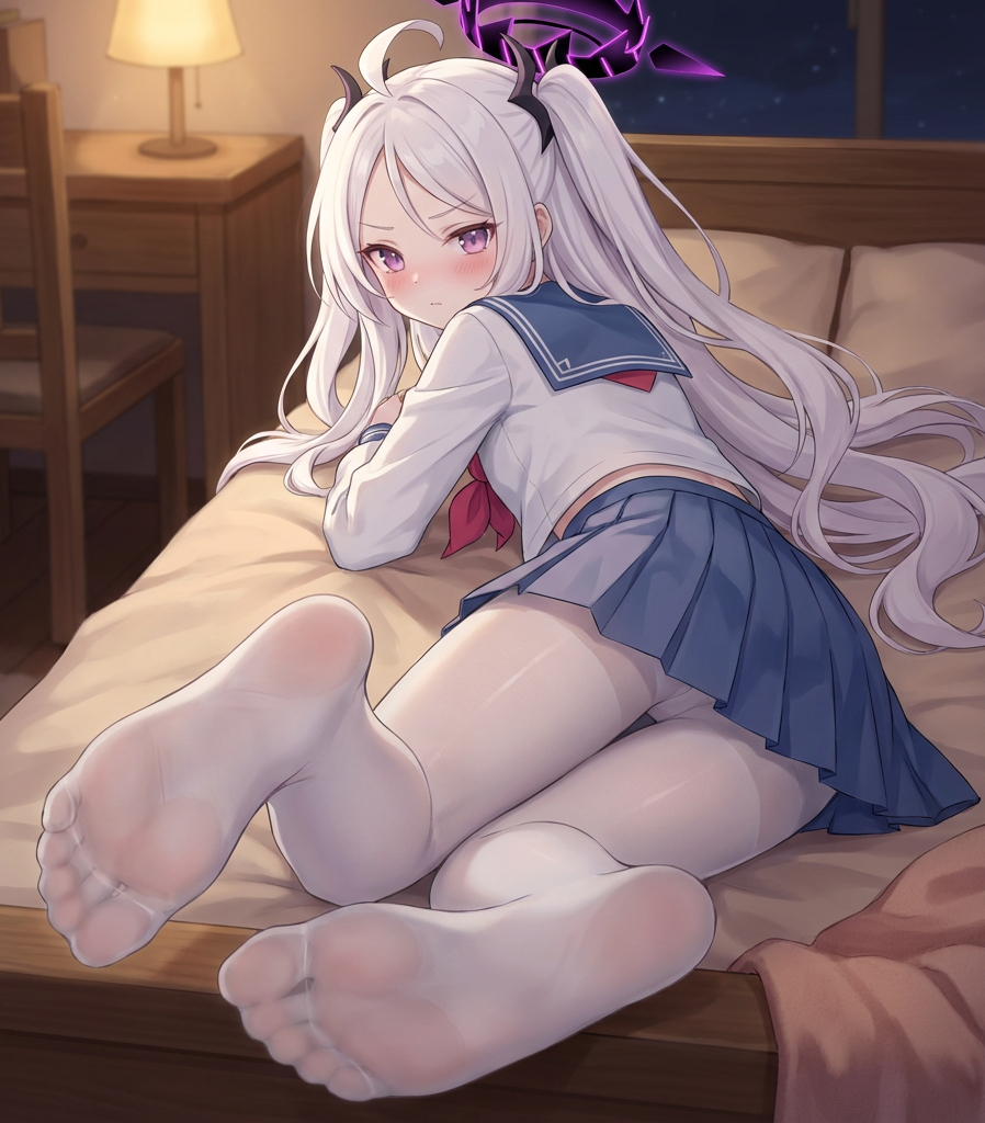 This is a pixiv picture whose title is 【碧蓝档案】一番かわいい振り返って！？？.