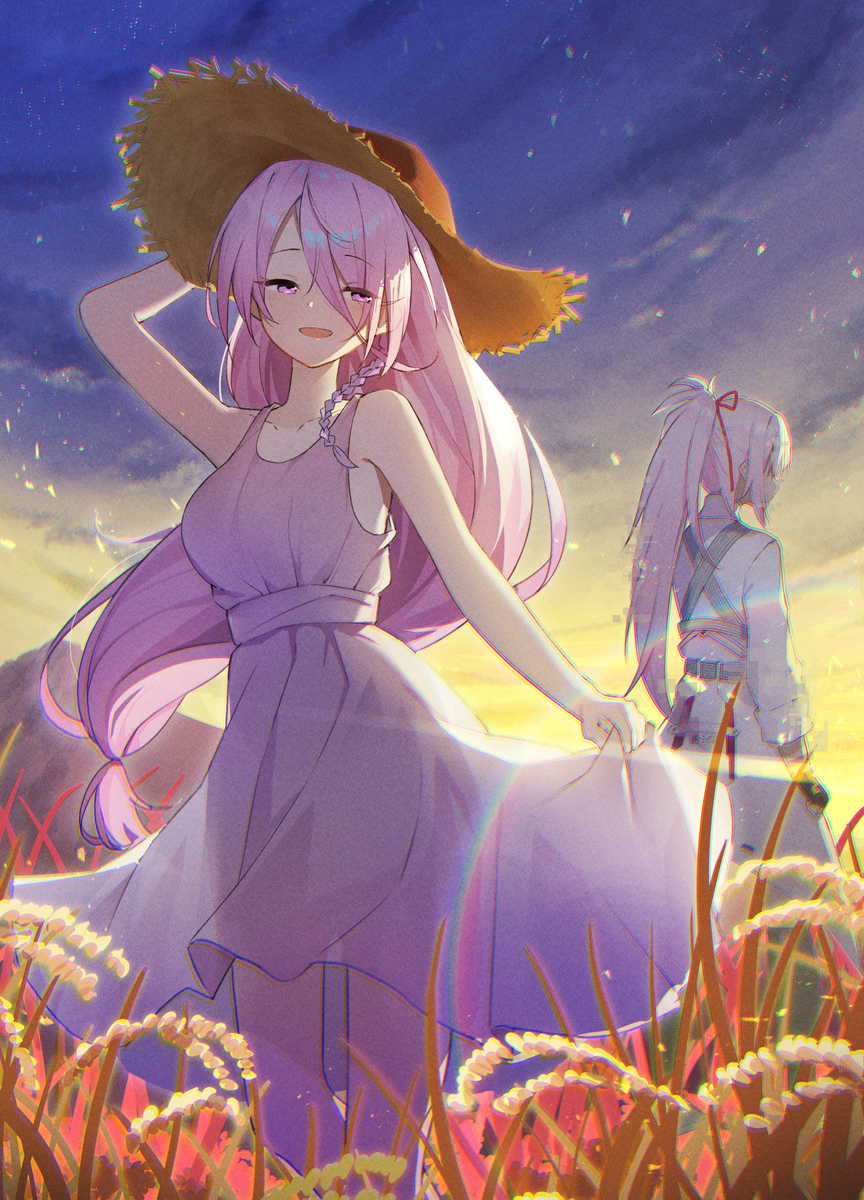 This is a pixiv picture whose title is 走馬灯.