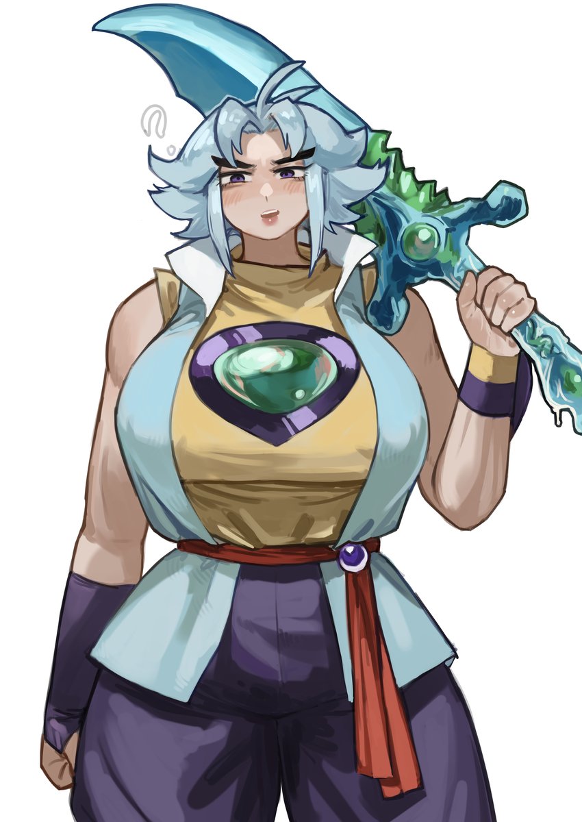 This is a pixiv picture whose title is 天晶兽，我们上！.