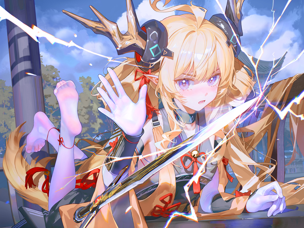 This is a pixiv picture whose title is 惊蛰⚡️(2p).