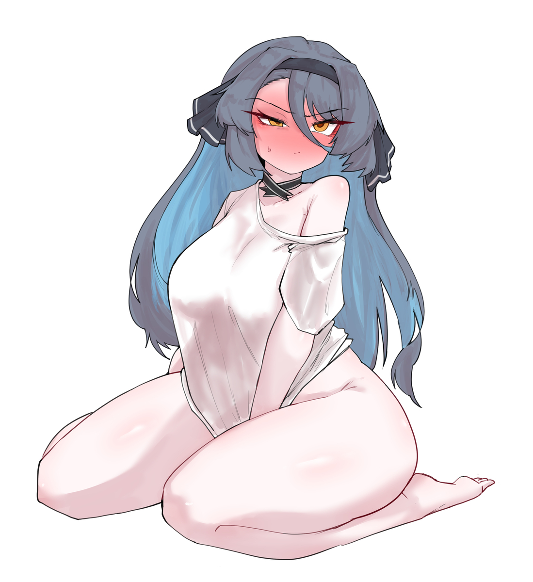 This is a pixiv picture whose title is 강지.