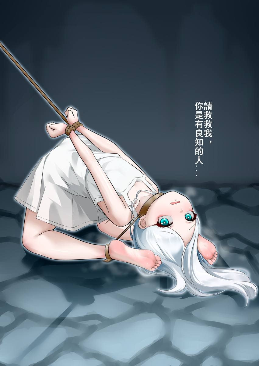 This is a pixiv picture whose title is 監牢的雪花.