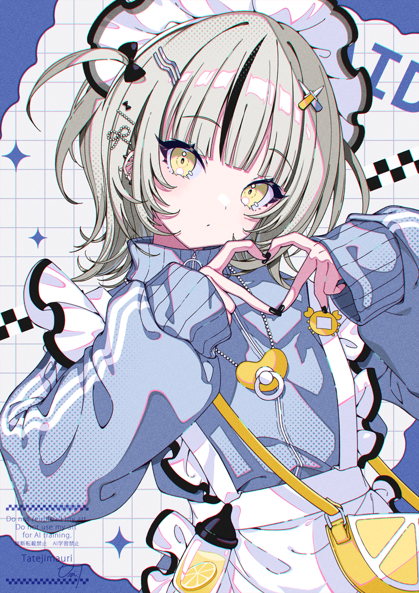 This is a pixiv picture whose title is ジャージメイド×牡蠣🍼🍋.