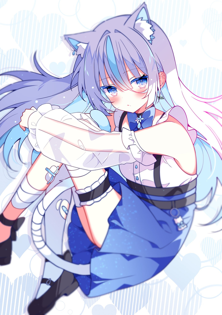 This is a pixiv picture whose title is skeb.