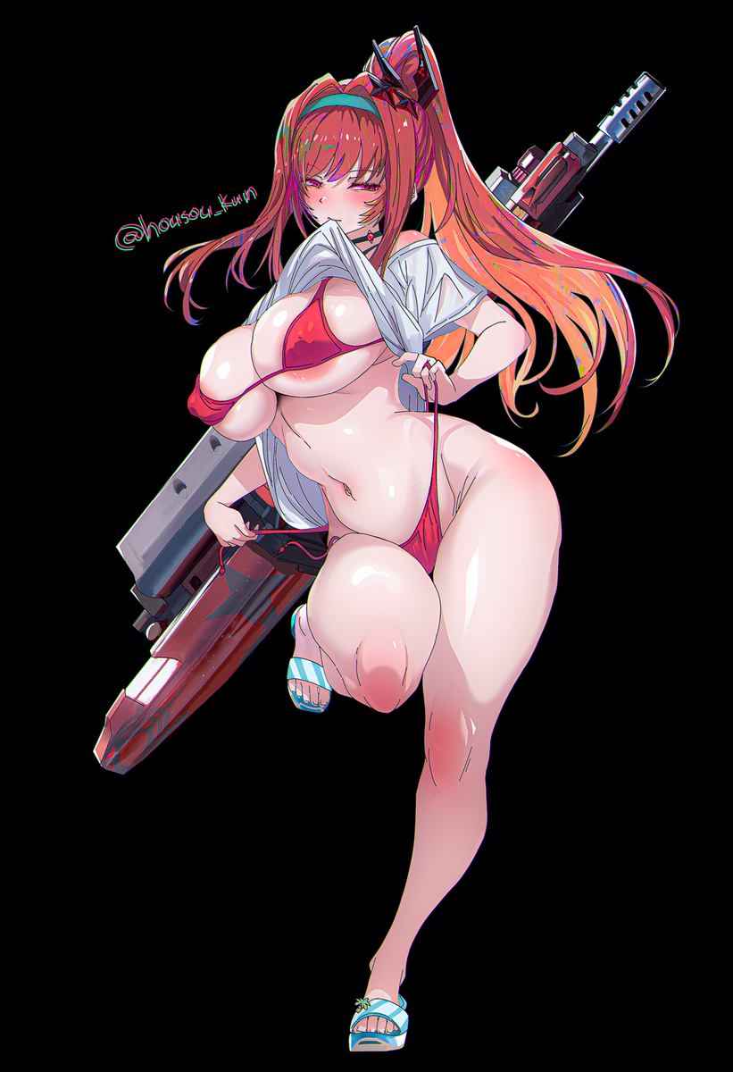 This is a pixiv picture whose title is ラピ(勝利の女神:NIKKE).