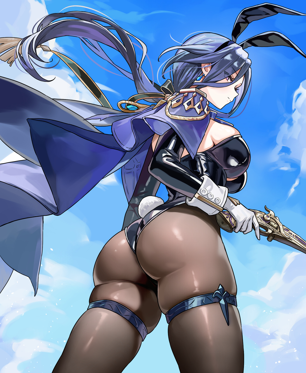 This is a pixiv picture whose title is バニークロリンデ.