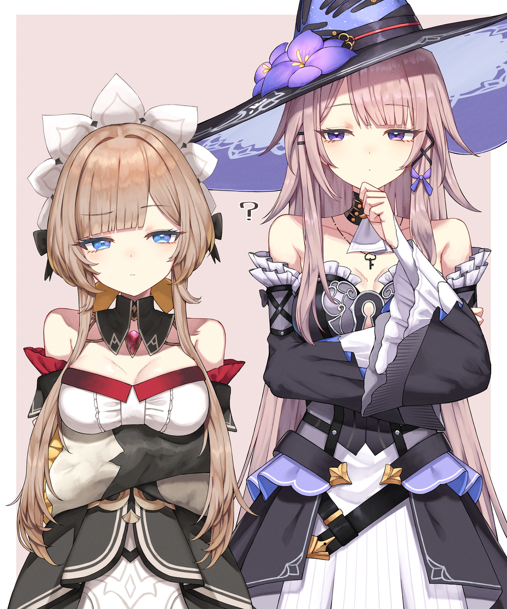 This is a pixiv picture whose title is サンドローネ＆マダムヘルタ.