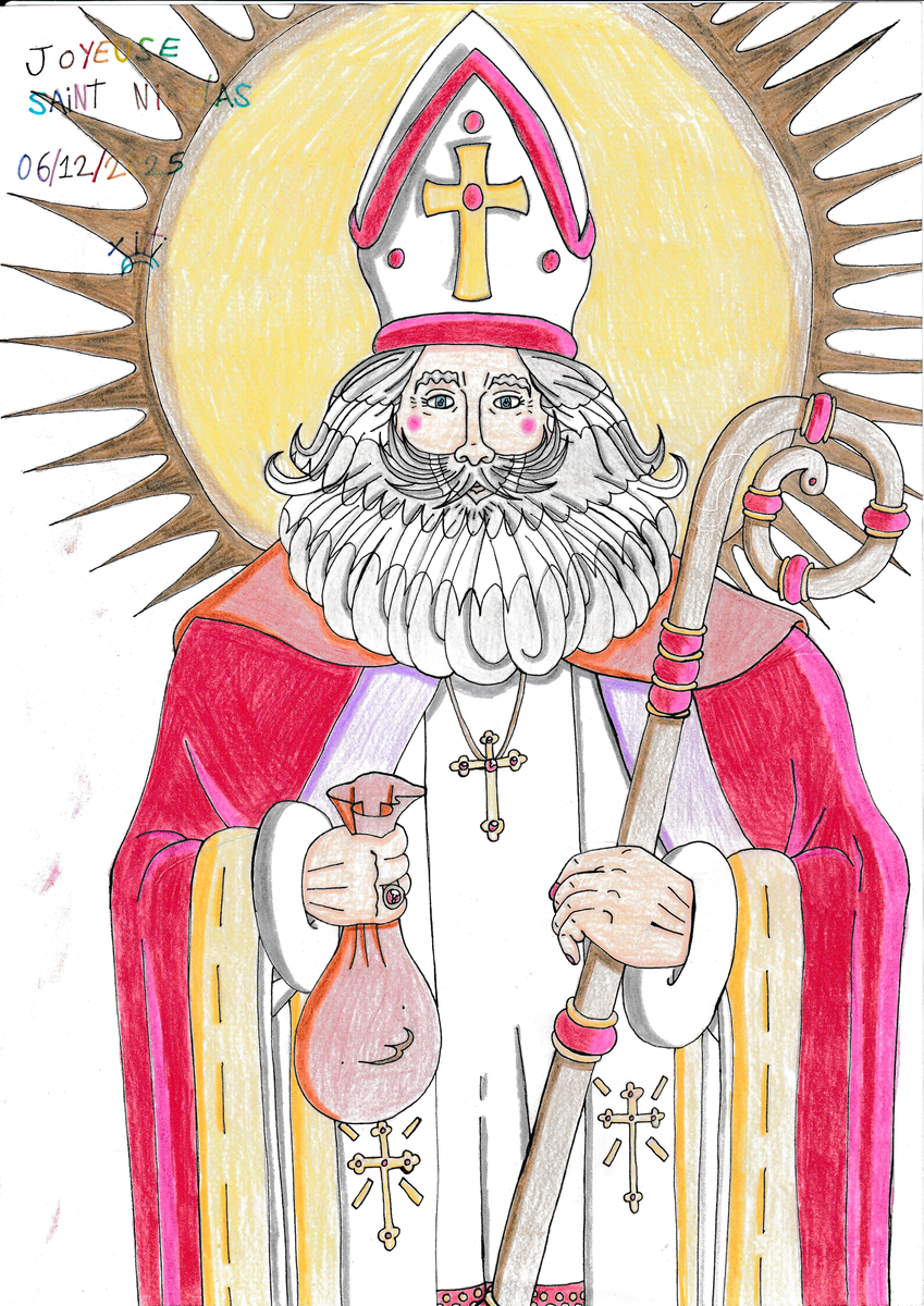 This is a pixiv picture whose title is 2025年の聖ニコラウスの日、おめでとうございます 🙏🏻✝️☦️.