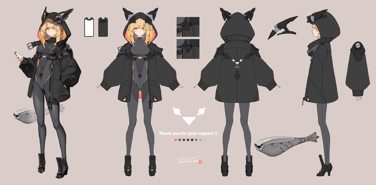 This is a pixiv picture whose title is Skeb91.