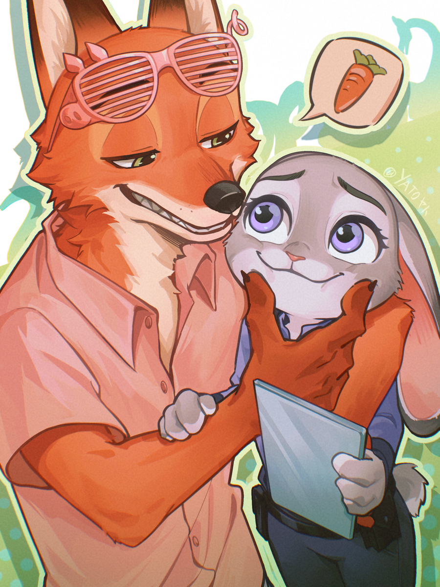 This is a pixiv picture whose title is Zootopia.