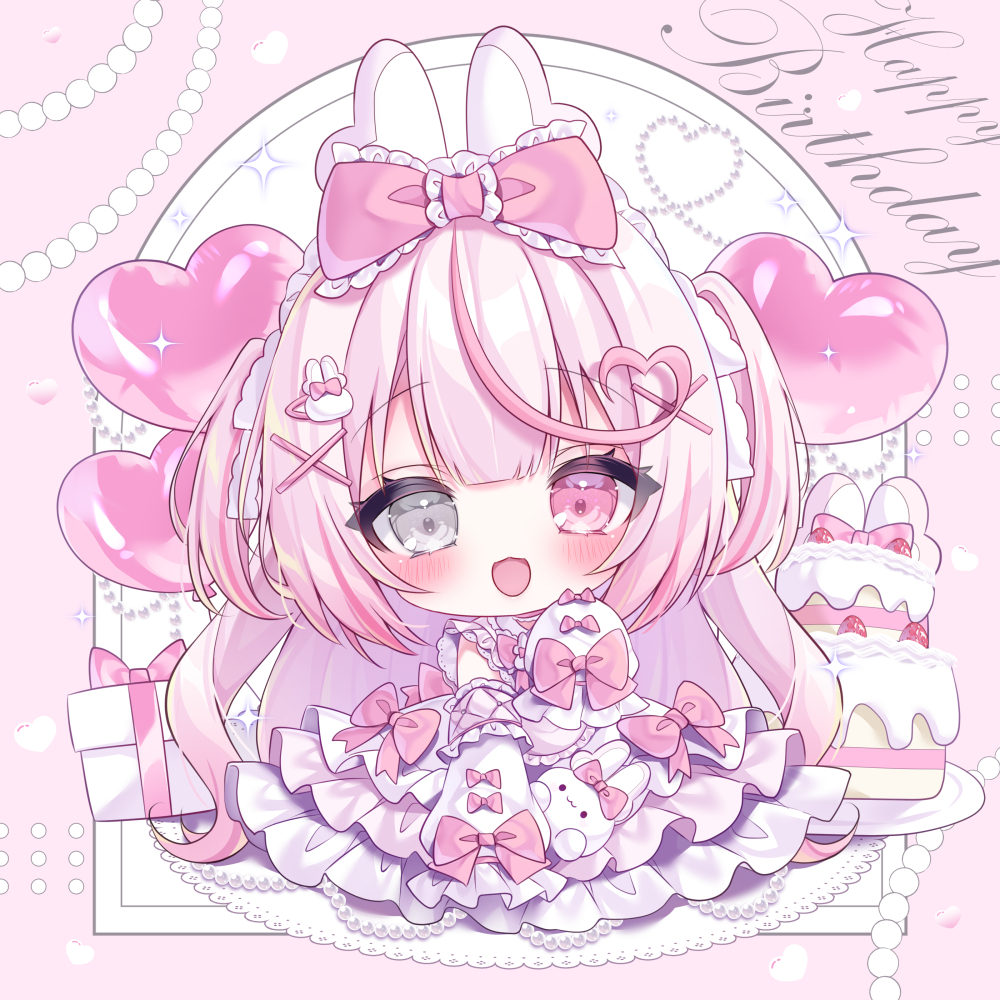 This is a pixiv picture whose title is HBD🎂.