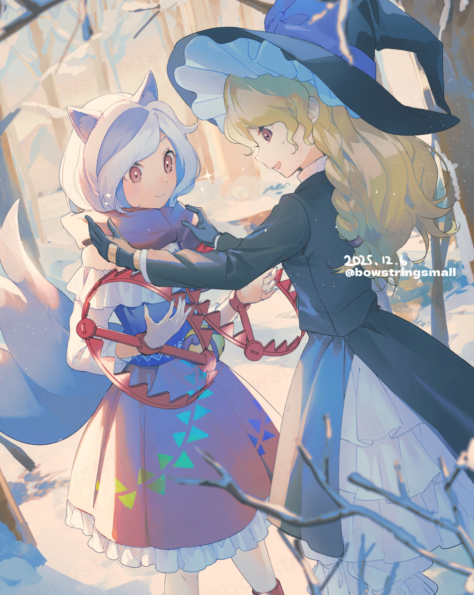 This is a pixiv picture whose title is 冬のえのまり.