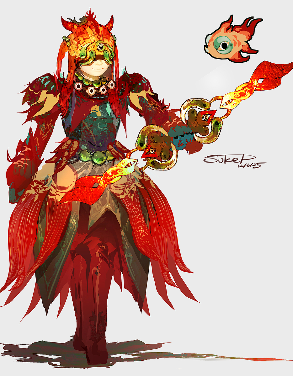 This is a pixiv picture whose title is イーユイモチーフの騎士.