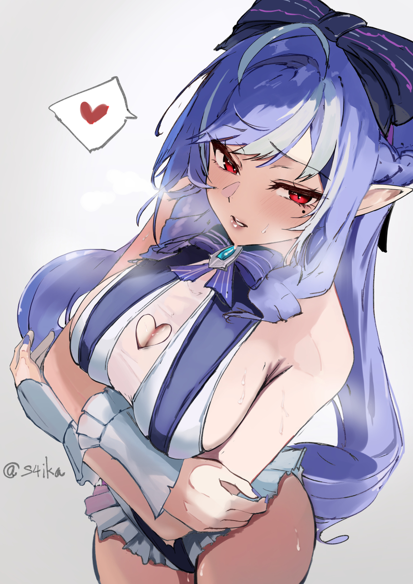 This is a pixiv picture whose title is ビビアン(水着).