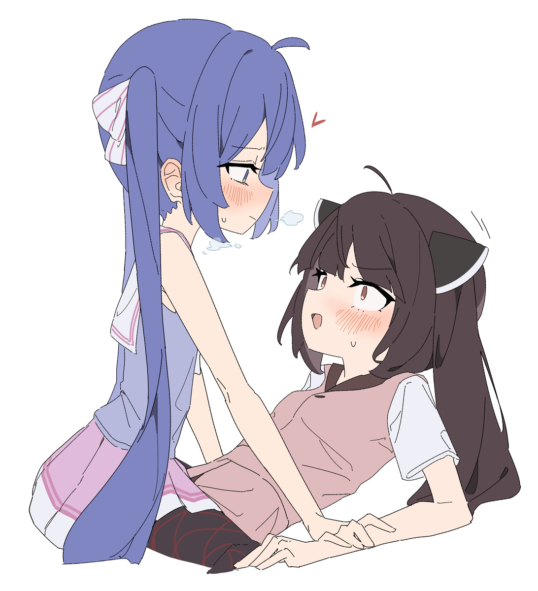 This is a pixiv picture whose title is ウナ、いったん冷静になろ…ね？.