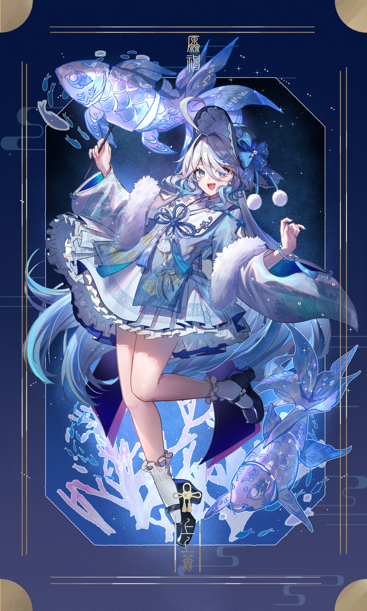 This is a pixiv picture whose title is furina.