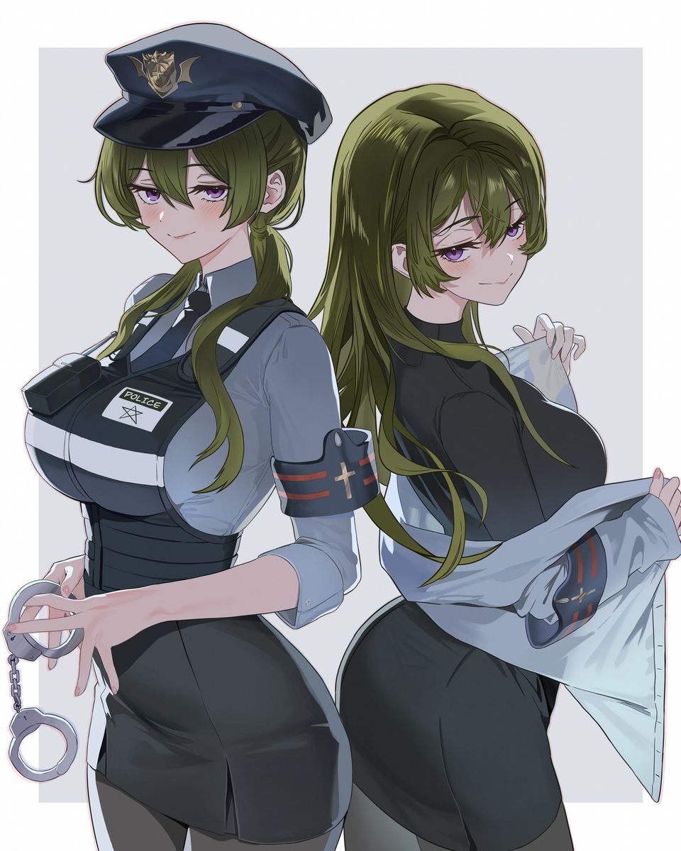 This is a pixiv picture whose title is ユーベル&尤贝尔&👩🏻‍✈️.