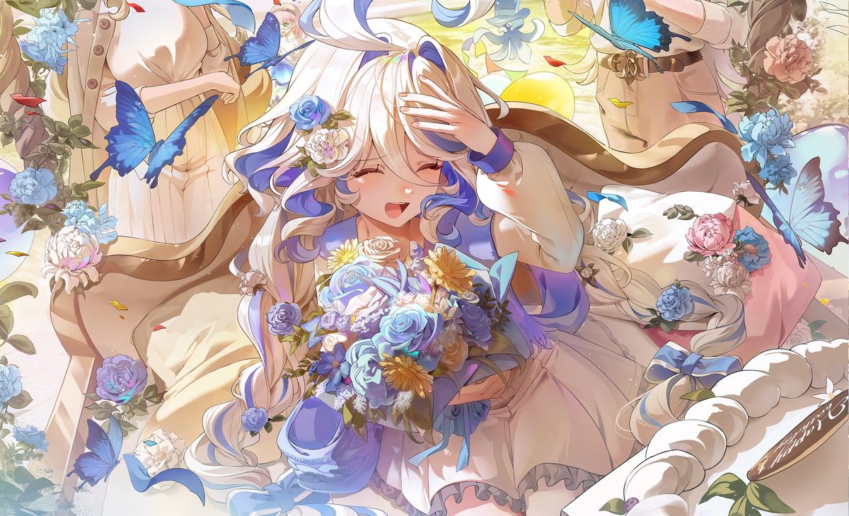 This is a pixiv picture whose title is furina.