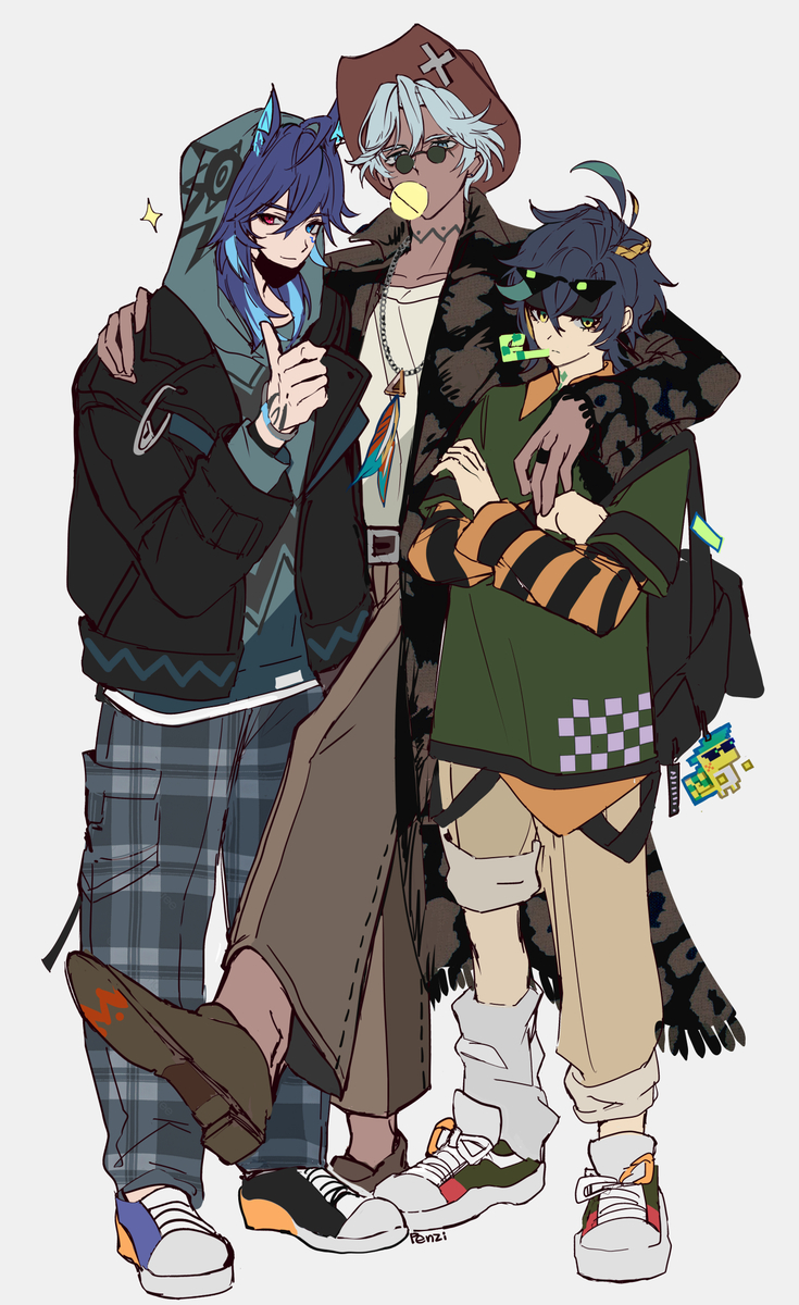 This is a pixiv picture whose title is Natlanboys.