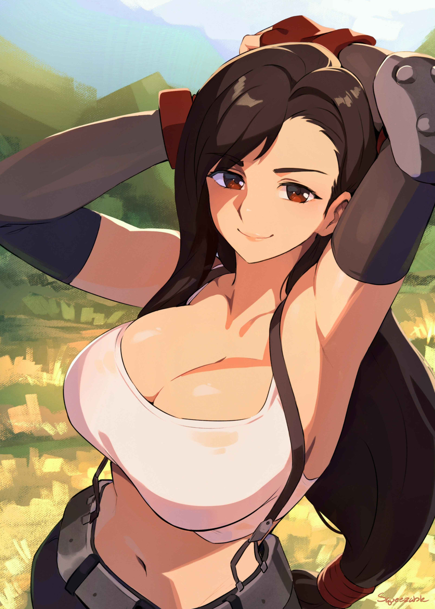 This is a pixiv picture whose title is Tifa.