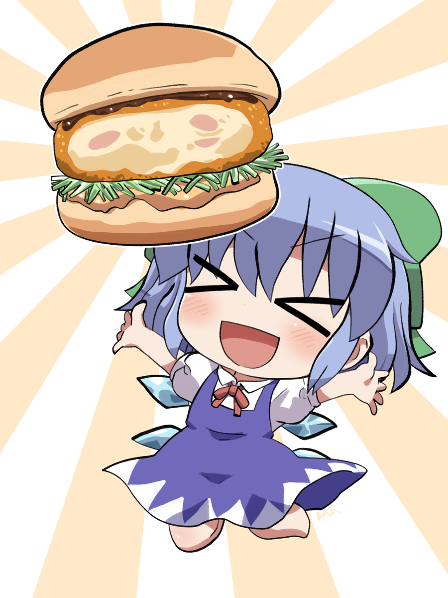 This is a pixiv picture whose title is バーガーたいむ！.