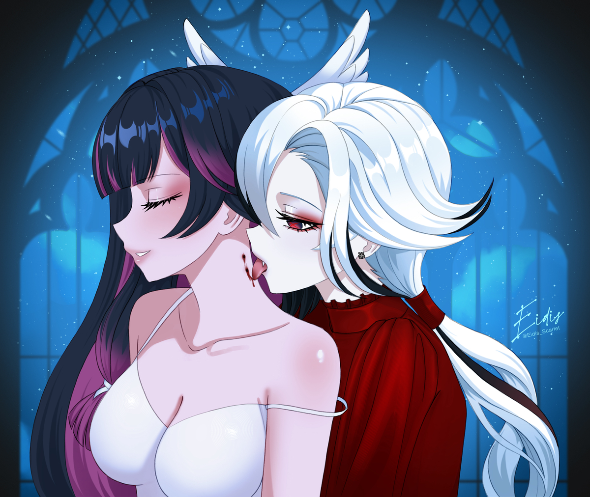 This is a pixiv picture whose title is Vampire Arlebina.