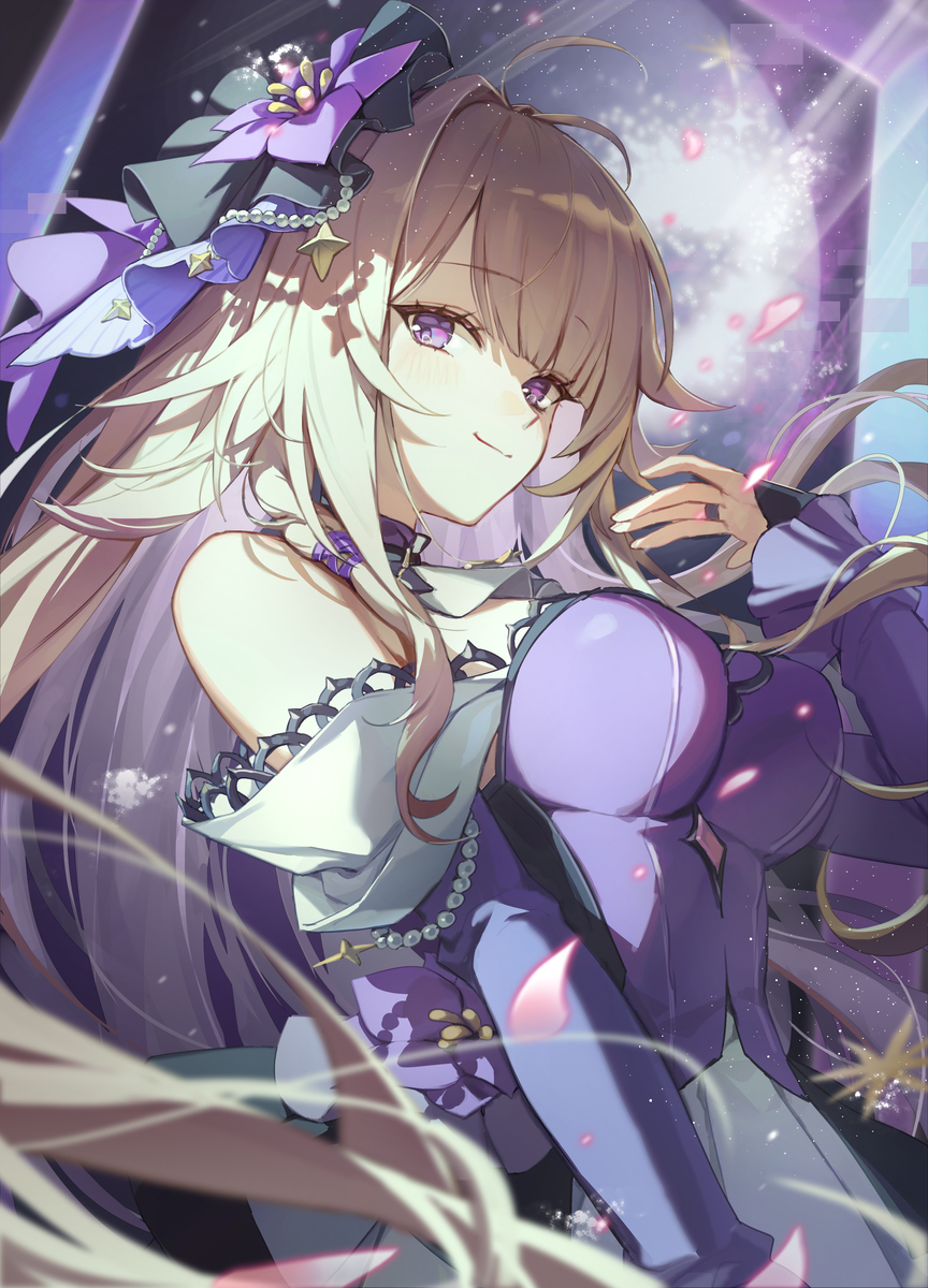 This is a pixiv picture whose title is The Herta.