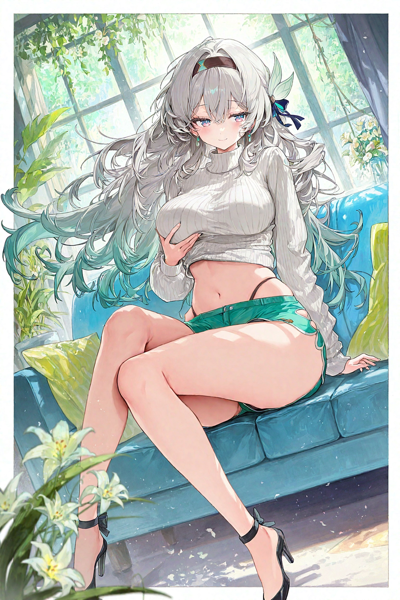This is a pixiv picture whose title is 揉みホタルちゃん.