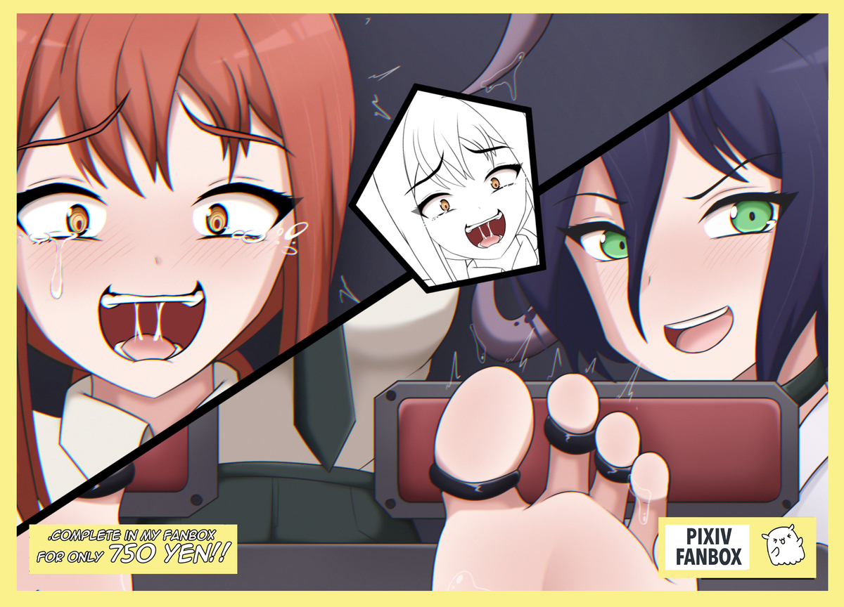 This is a pixiv picture whose title is Reze and her tickly revenge.