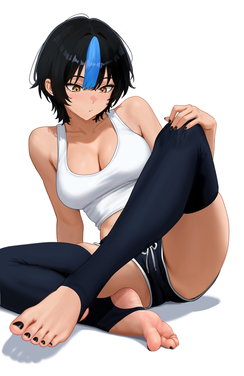 This is a pixiv picture whose title is 今日は足掛けを試す日.