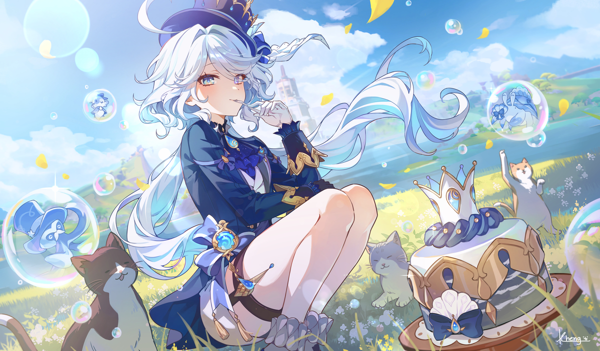 This is a pixiv picture whose title is フリーナ.