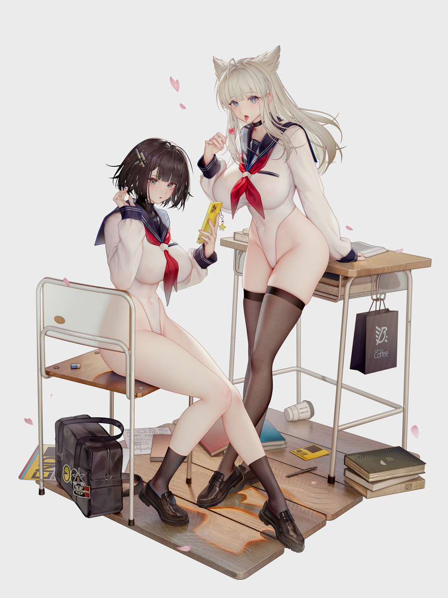 This is a pixiv picture whose title is 终末地JK.