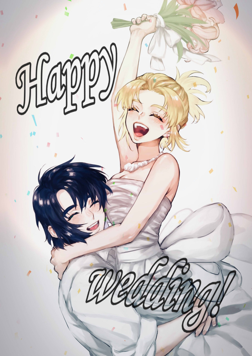 This is a pixiv picture whose title is Happy  wedding！.
