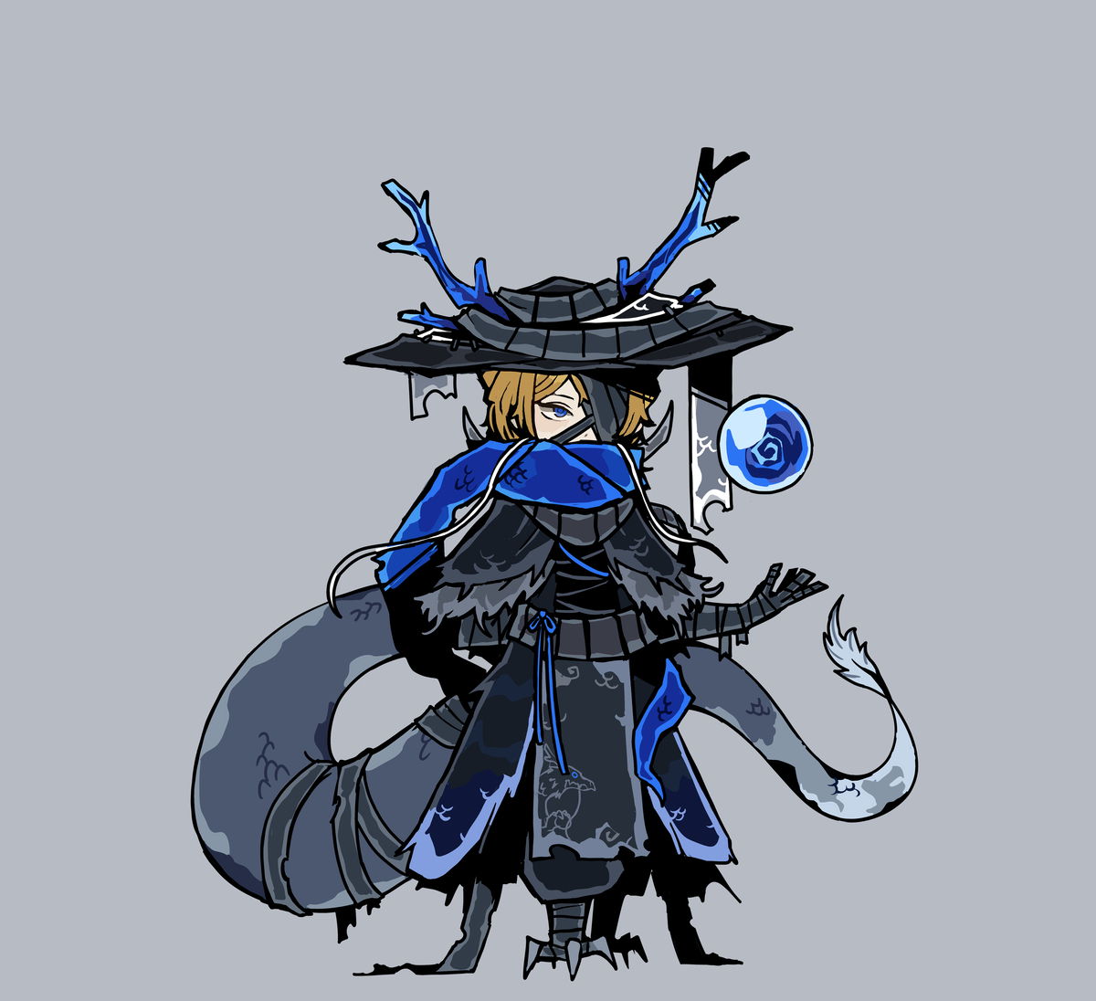This is a pixiv picture whose title is 흑수-진 필두 싱클레어.